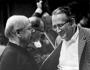 Eugene Ormandy and Werner Lywen