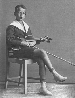 Werner Lywen as a young boy